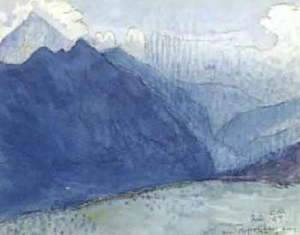 Scene from Riffelberg by Cuno Amiet