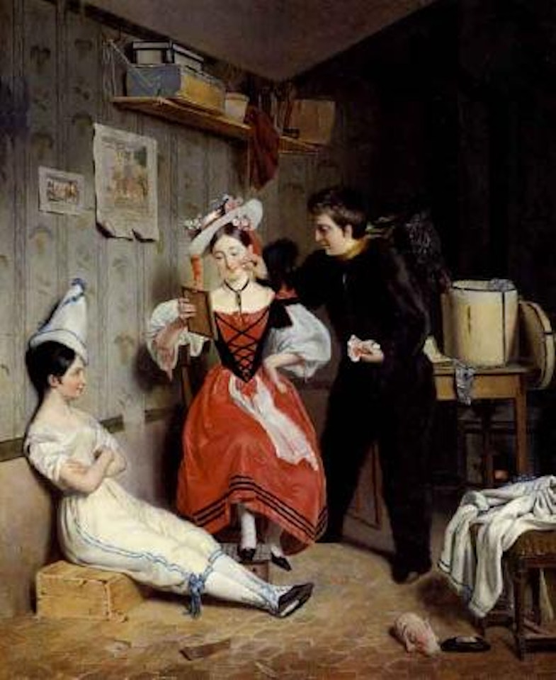 Preparing for the fancy dress party by French School