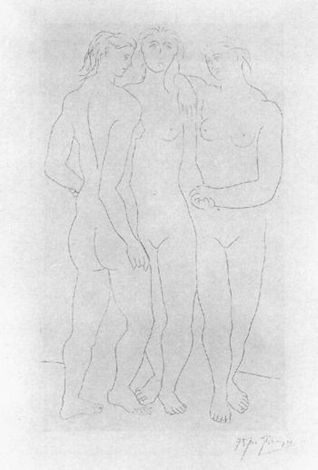 Les Trois Graces II by Pablo Picasso