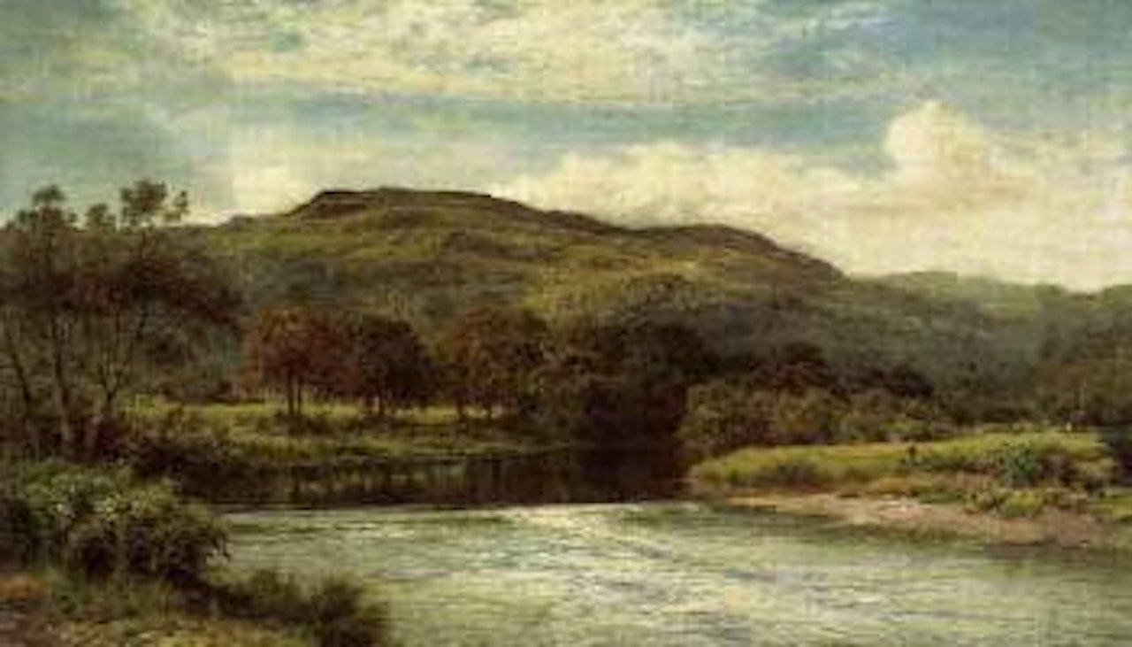The conway near Bettws-y-Coed by Benjamin Williams Leader