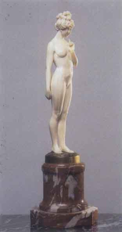 Standing nude by Ferdinand Preiss