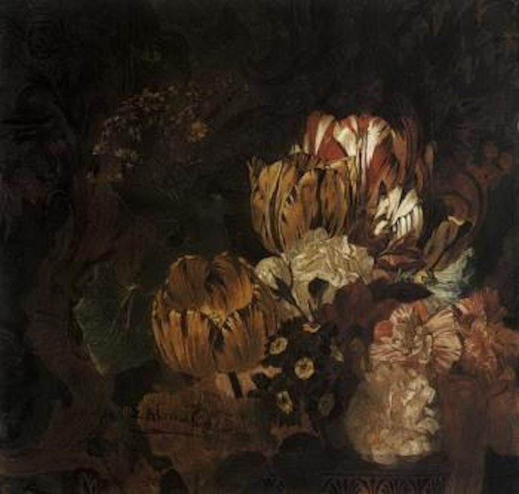 Still life of flowers by Lawrence Alma-Tadema