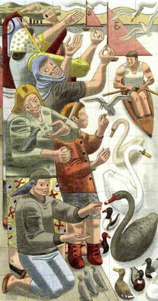 Study for 'The Hungry Birds' by William Roberts