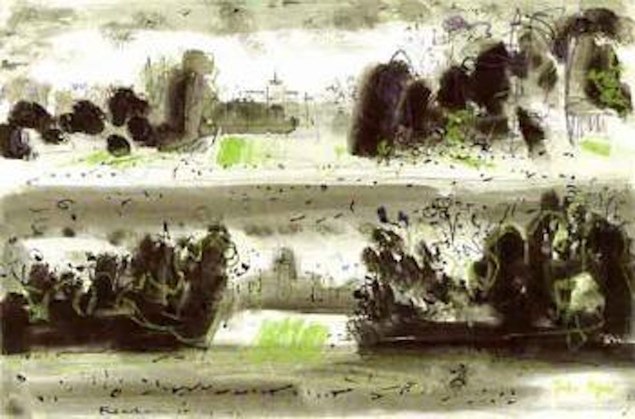 Rousham, Oxfordshire by John Piper