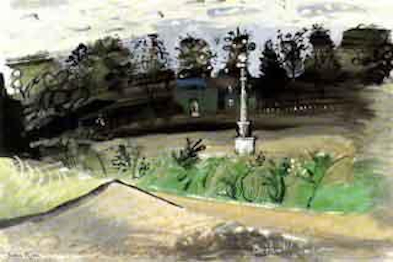 Britwell Salome Manor House by John Piper