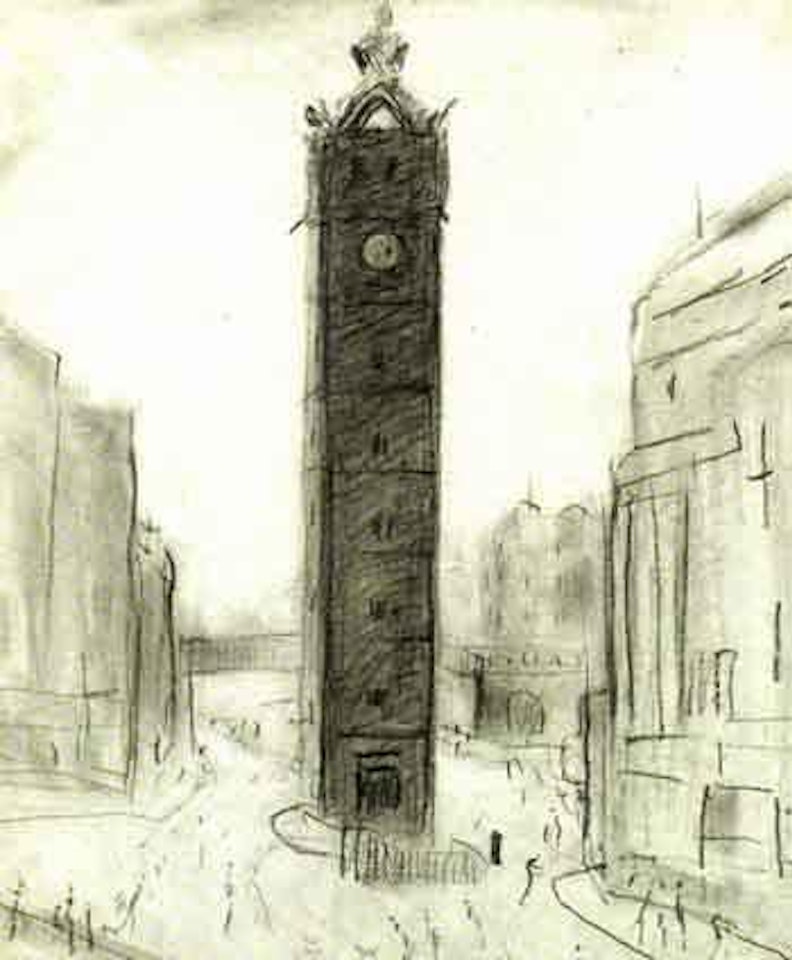 The Old Tollbooth, Glasgow by Laurence Stephen Lowry