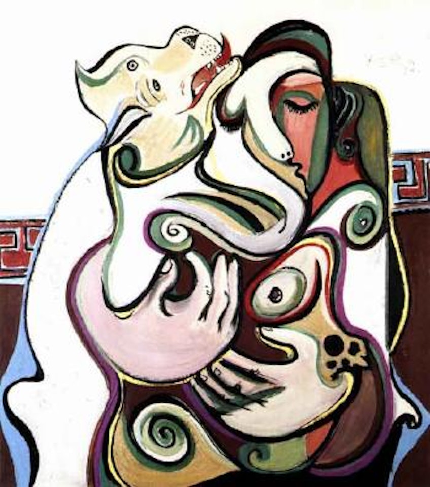 Woman with dog by Emil Filla