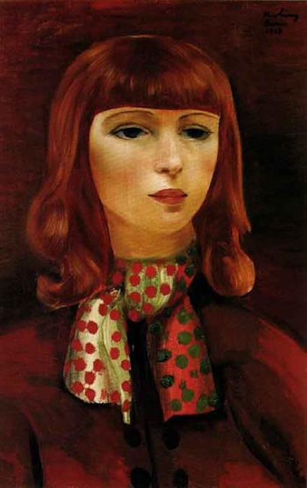 Portrait de jeune femme by Moïse Kisling