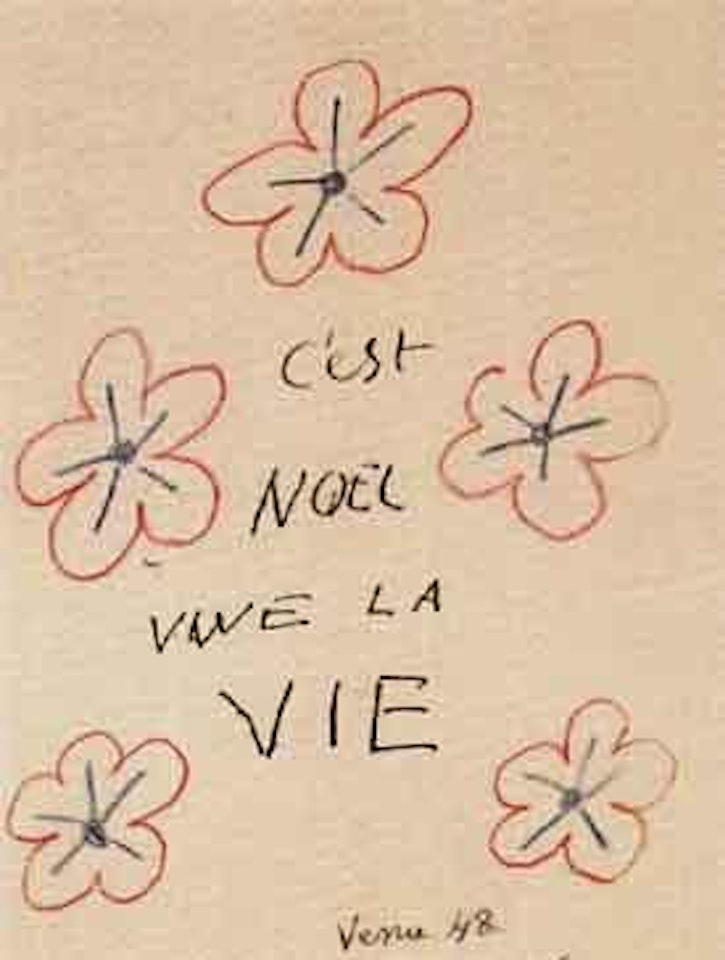 C'est Noel - vive la vie by Henri Matisse