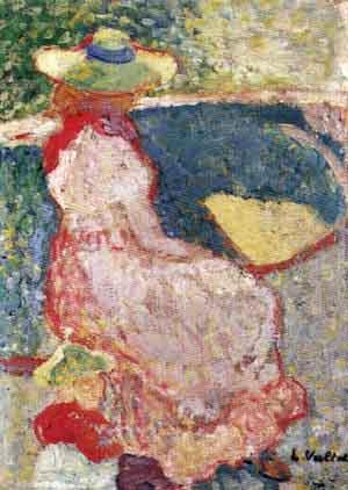 Femme et enfant au bord de la mer by Louis Valtat