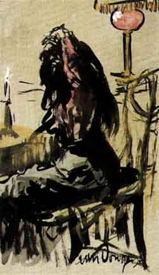 Femme se coiffant by Kees van Dongen