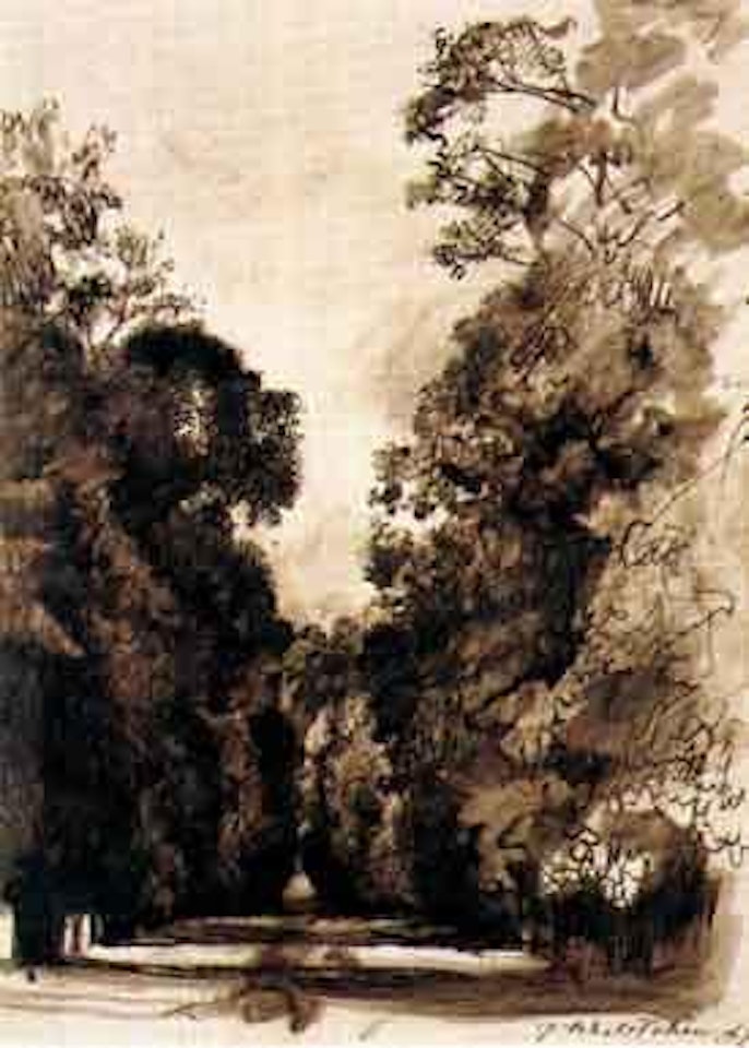 Scene de foret by Pavel Tchelitchew