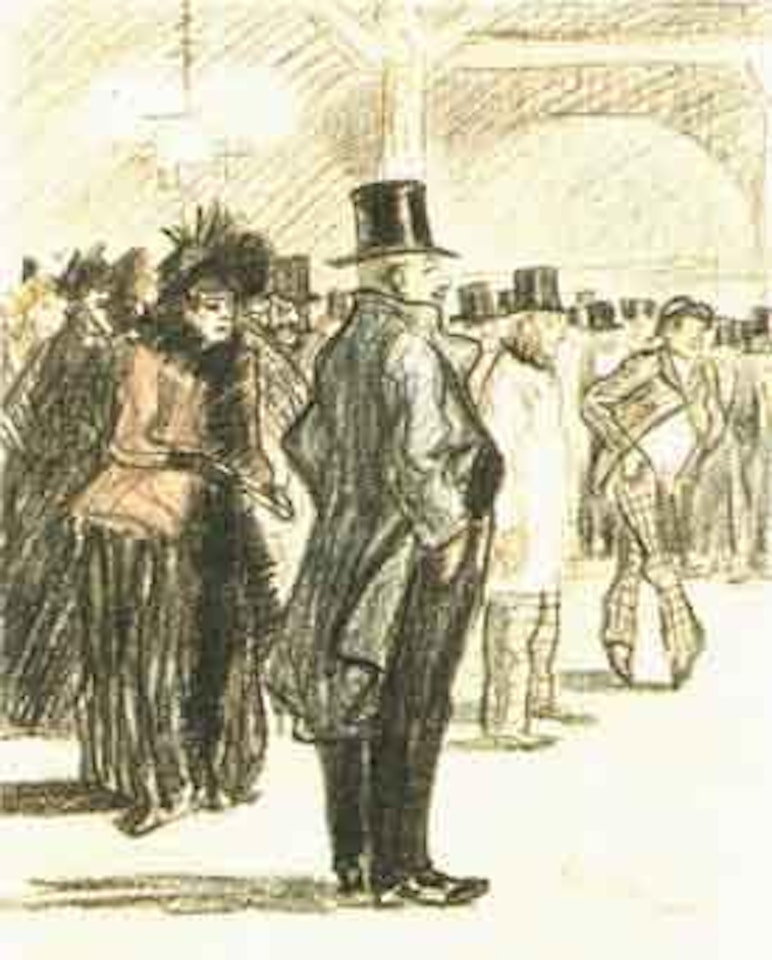 Aux Folies-Bergeres by Théophile Alexandre Steinlen