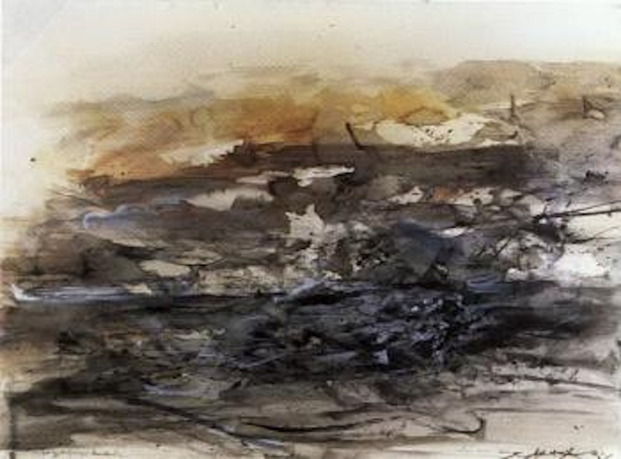 Composition by Zao Wou-Ki