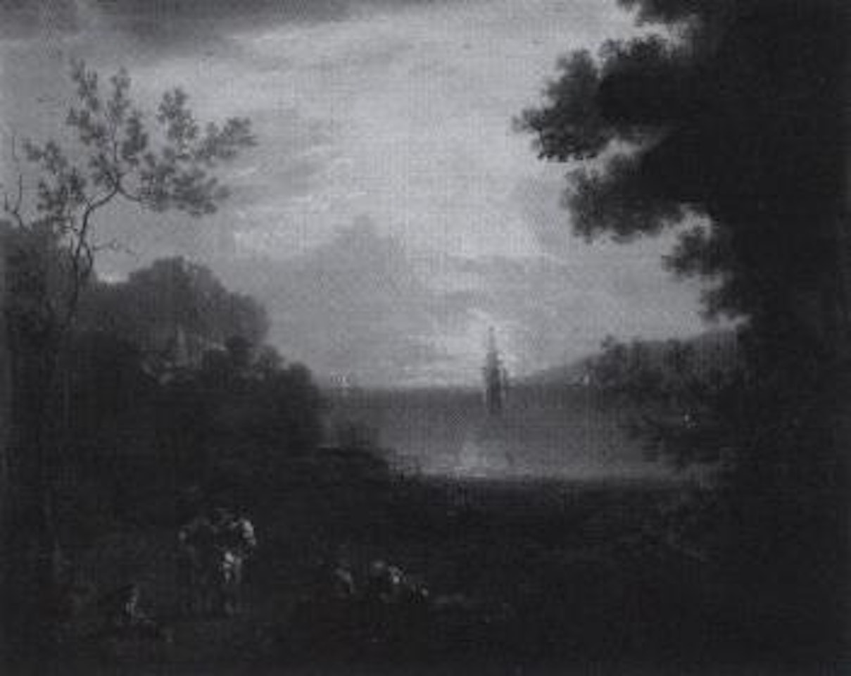 Landscape with figures by Claude Lorrain