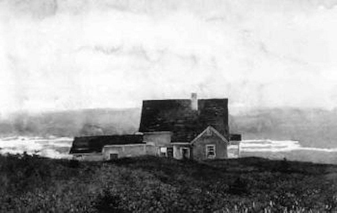 Rockwell Kent House, Monhegan Island Maine by James Brown Wyeth