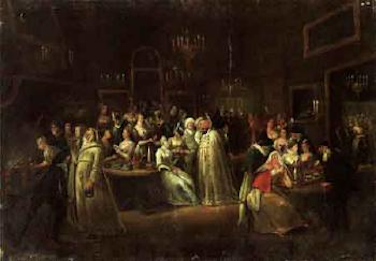 A masquerade by Egbert van Heemskerk III
