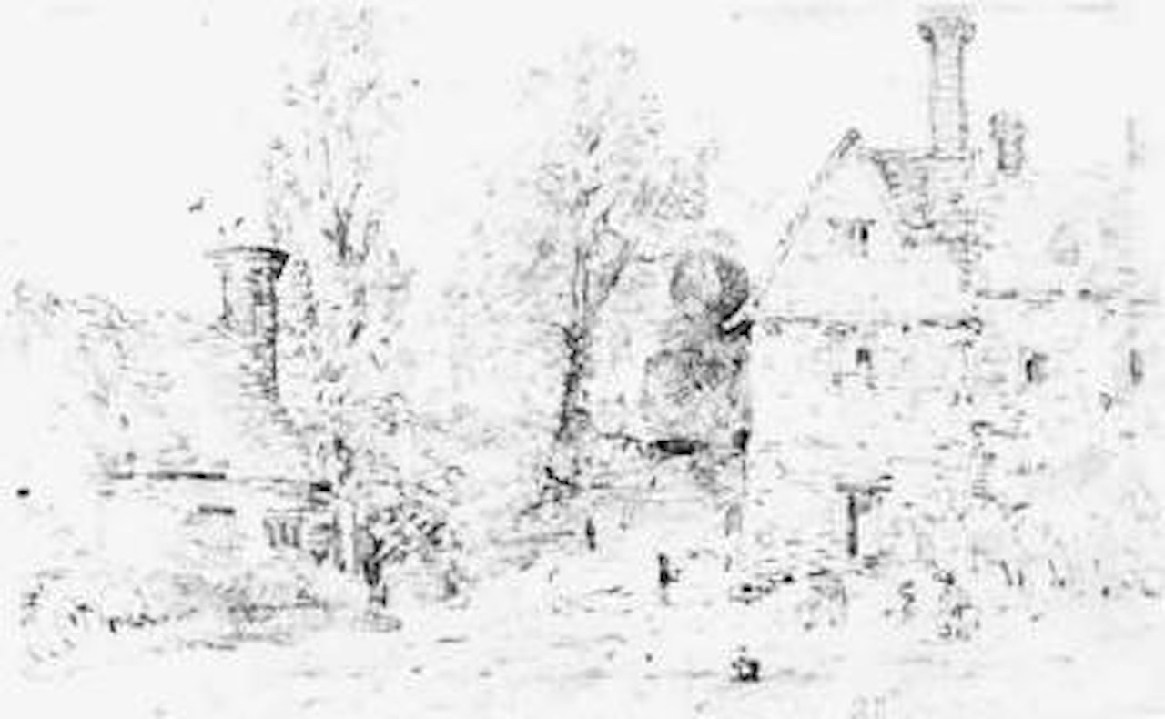 Cottages at Feering Essex by John Constable