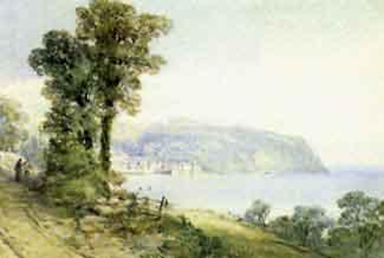 Distant view of Torquay, Devon by William Callow