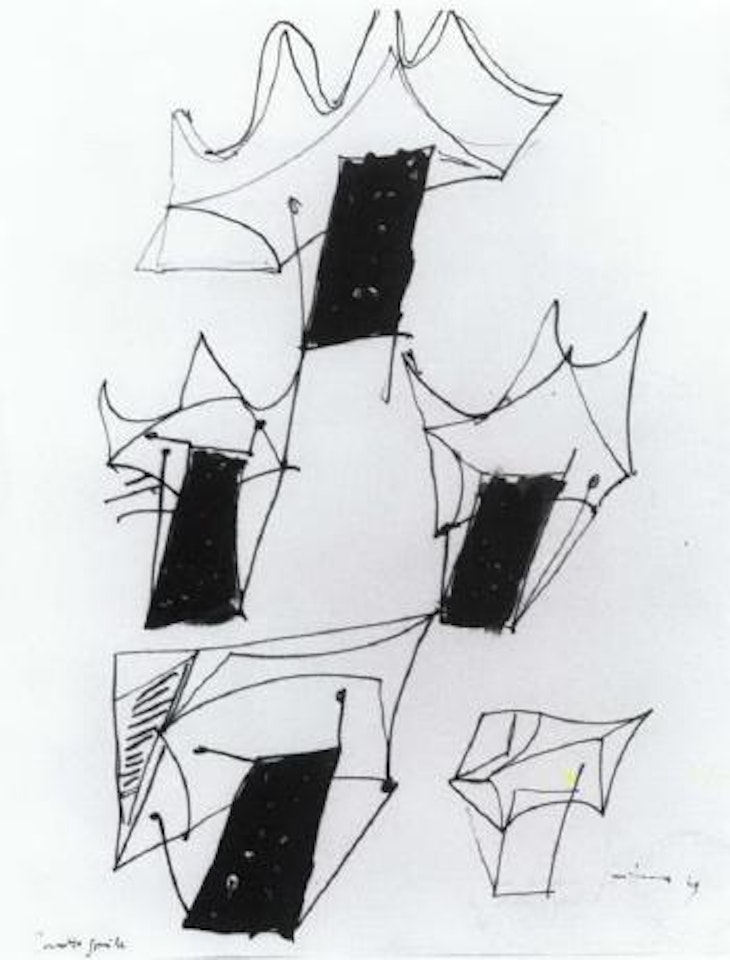 Concetto spaziale by Lucio Fontana