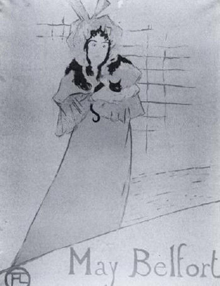 May Belfort by Henri de Toulouse-Lautrec