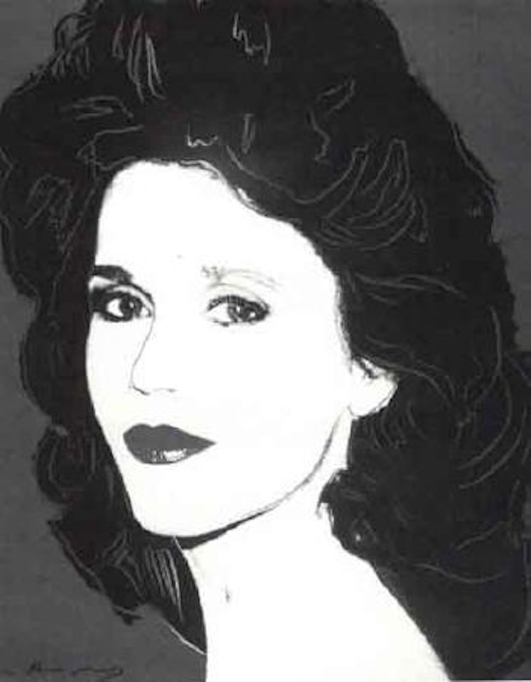 Jane Fonda by Andy Warhol