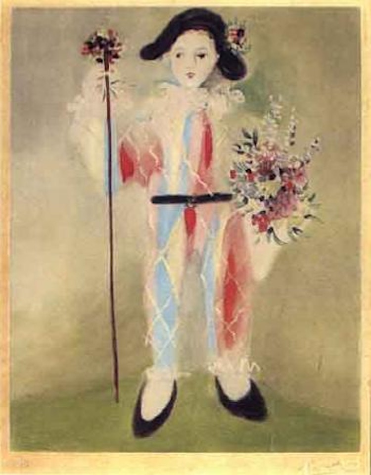 Harlequin by Pablo Picasso