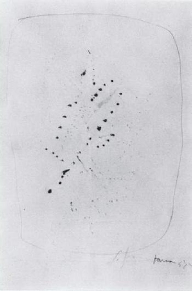 Concetto spaziale by Lucio Fontana