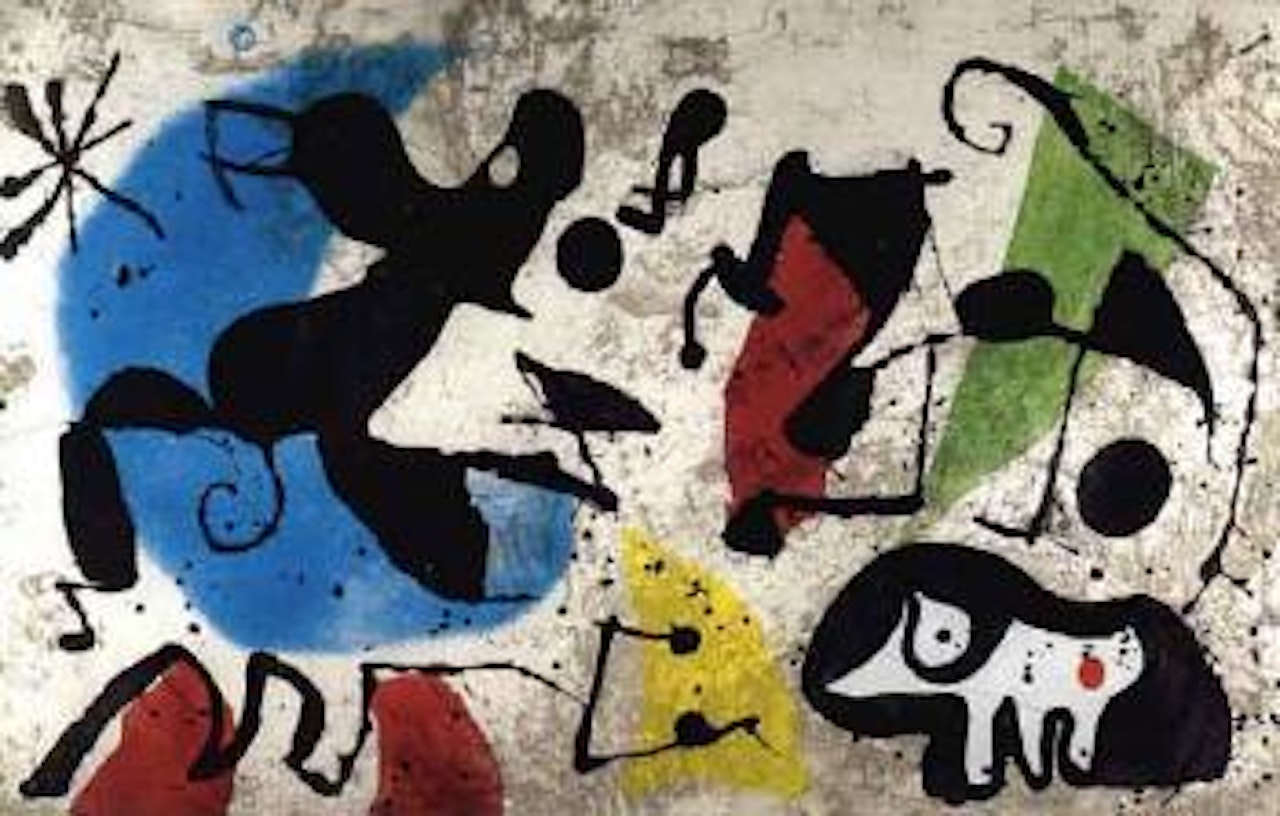 From Els Gossos by Joan Miró