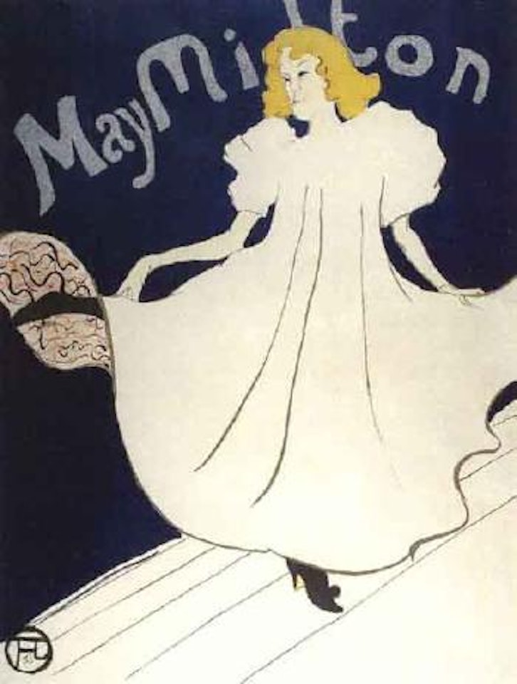 May Milton by Henri de Toulouse-Lautrec