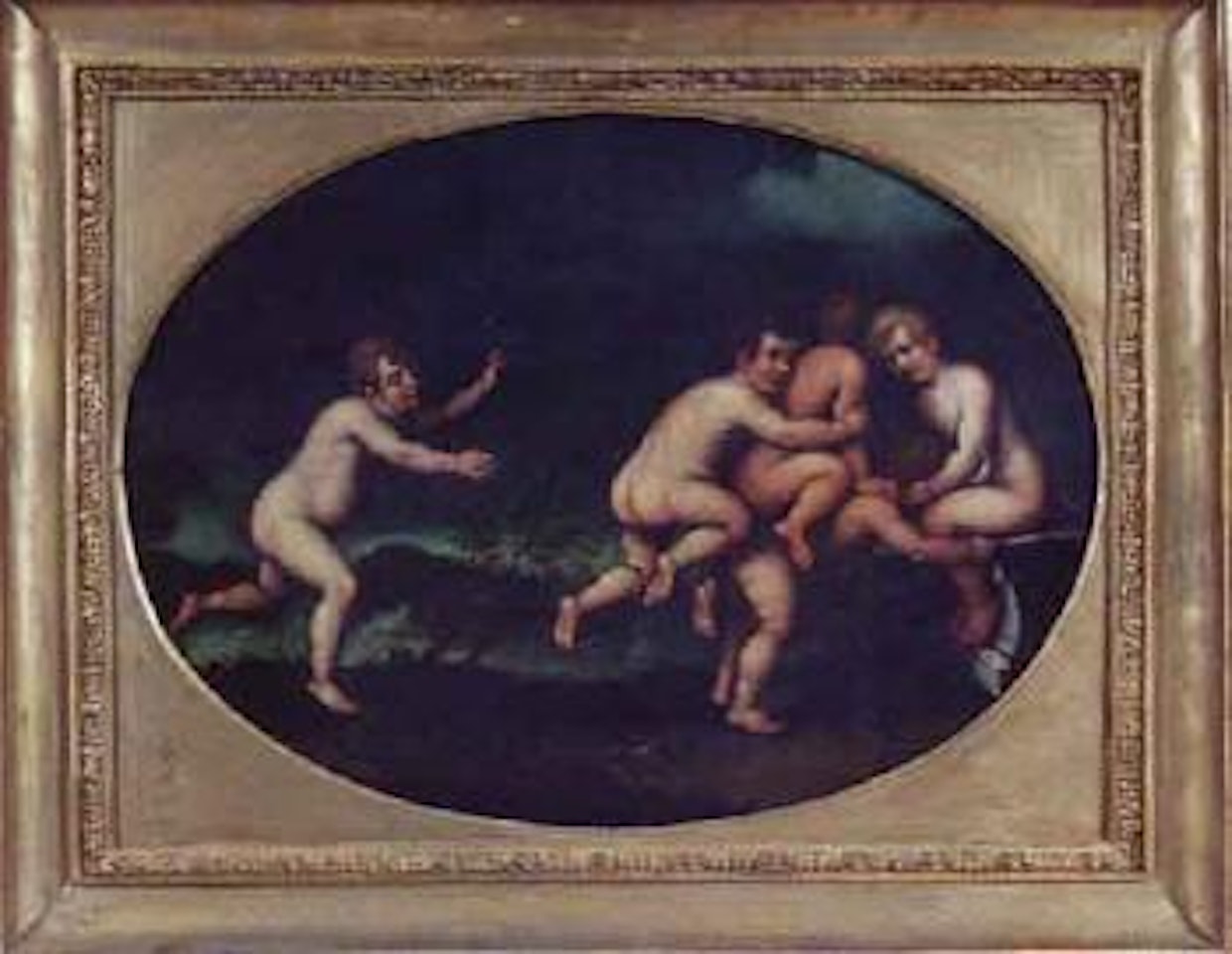 Frolicking putti by Hendrick de Clerck