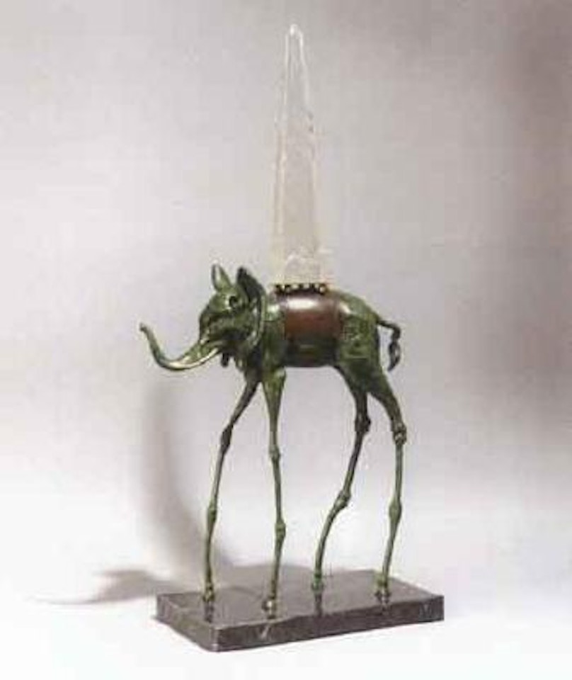 Elephant in space by Salvador Dali