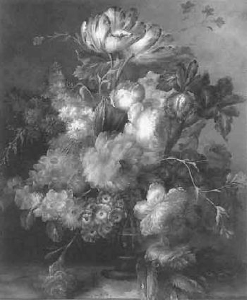 Still life with flowers by Frederick Victor Bailey
