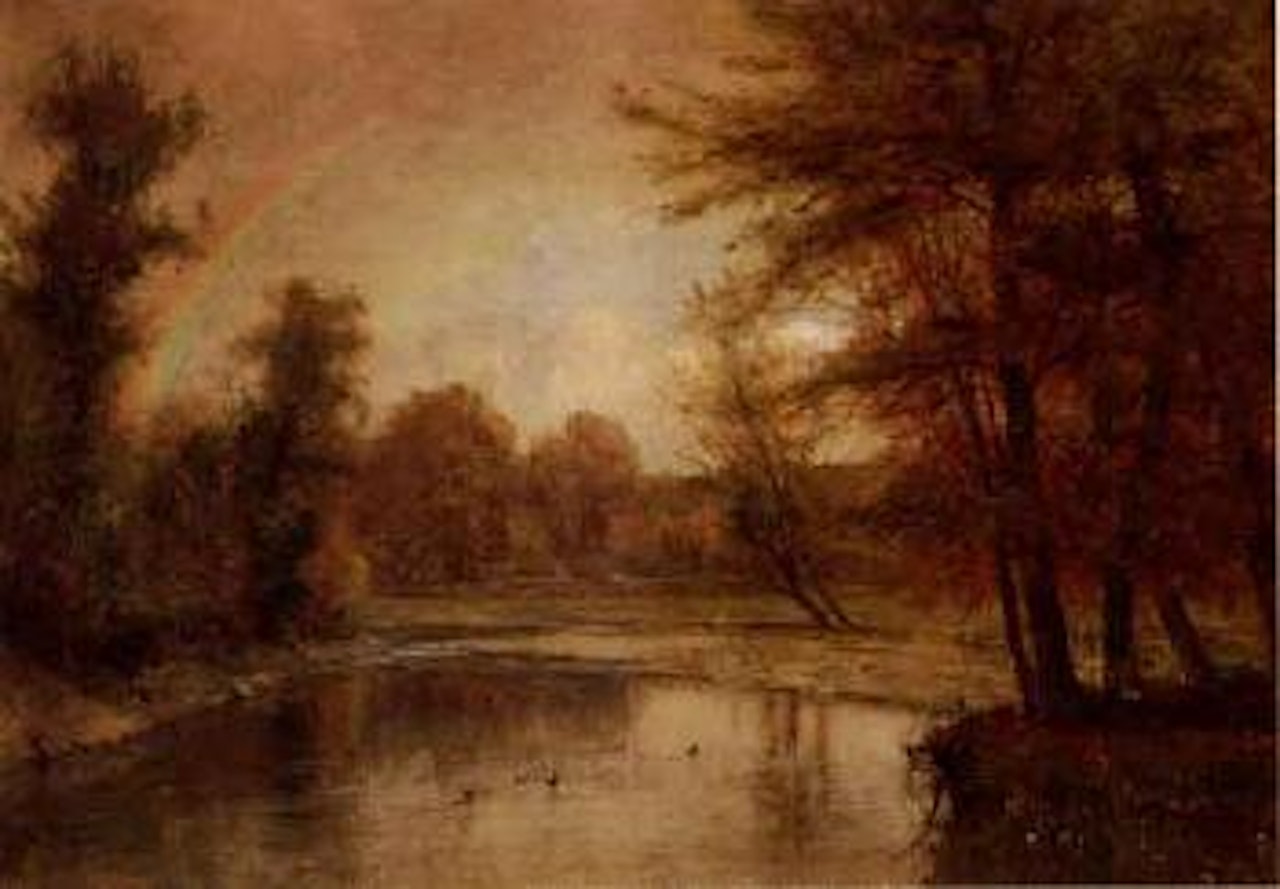 The rainbow by Worthington Whittredge