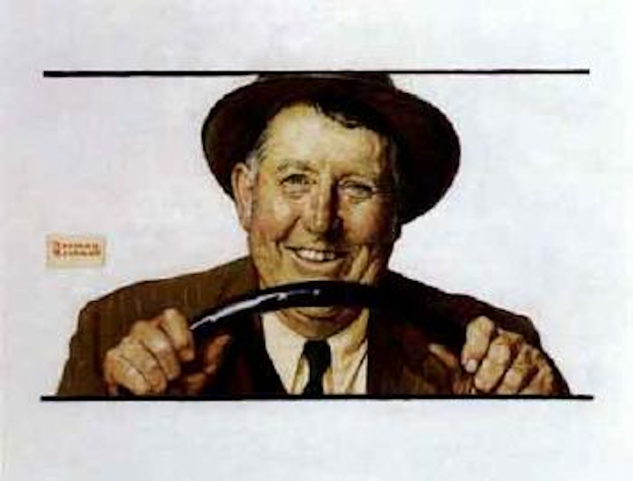 Hop in neighbor by Norman Rockwell