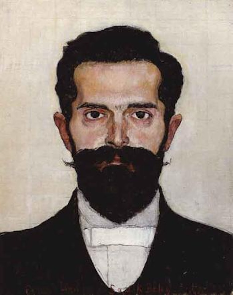 Portrait sketch of Sadik Belig by Ferdinand Hodler
