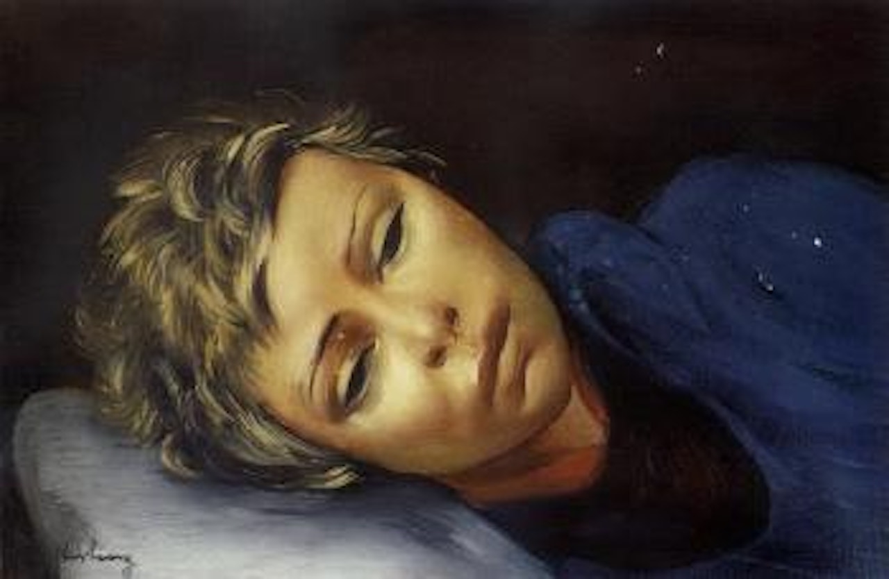Le repos du jeune garcon by Moïse Kisling