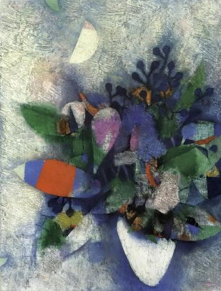 Vase of flowers by Mordecai Ardon