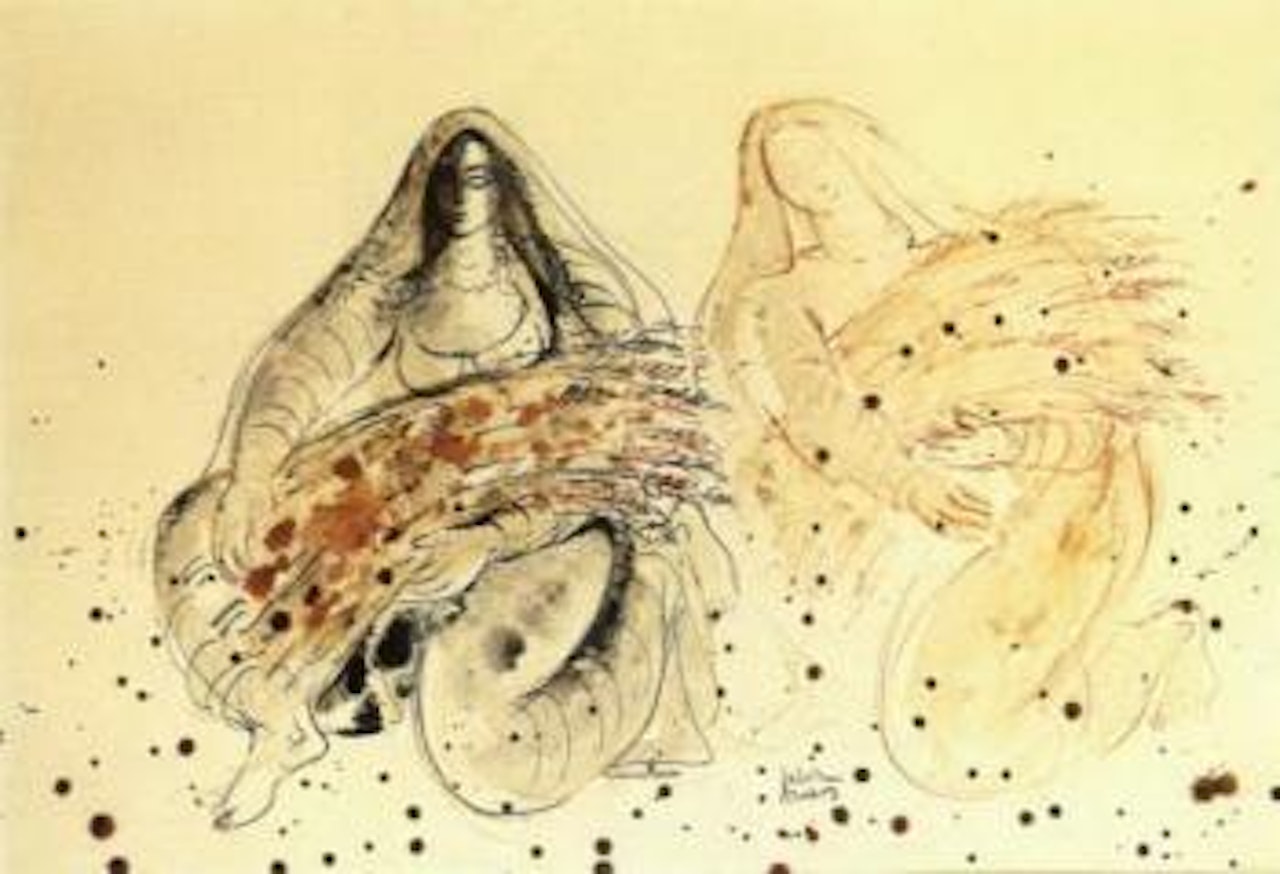 Ruth and Neomi by Reuven Rubin