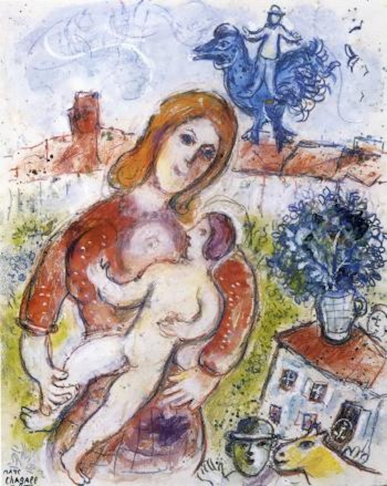 Mere et son enfant by Marc Chagall