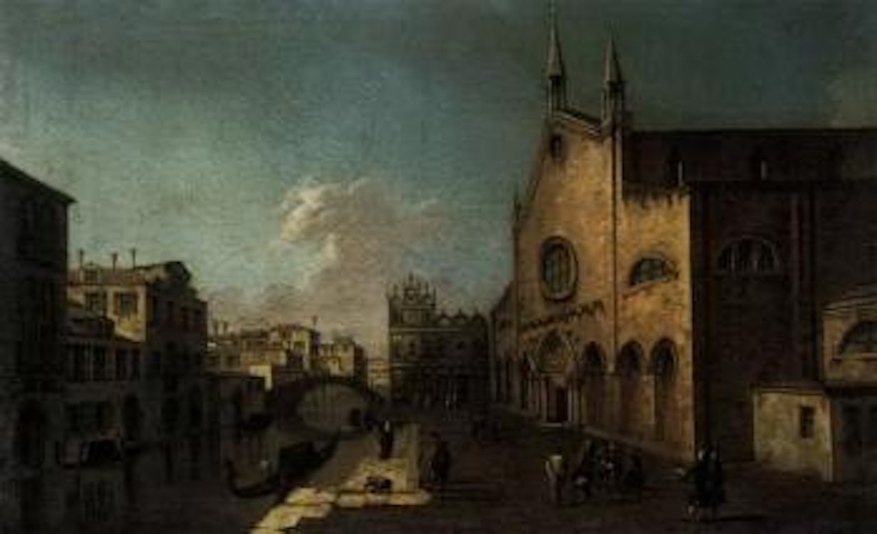 Venice - Scuola San Marco and Campo SS Giovanni e Paolo by Michele Marieschi