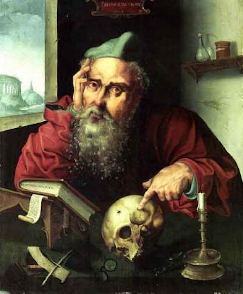 Saint Jerome in his study by Joos van Cleve