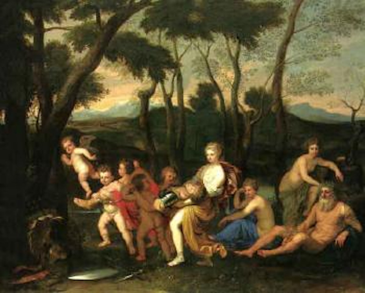 The abduction of Rinaldo by Nicolas Poussin