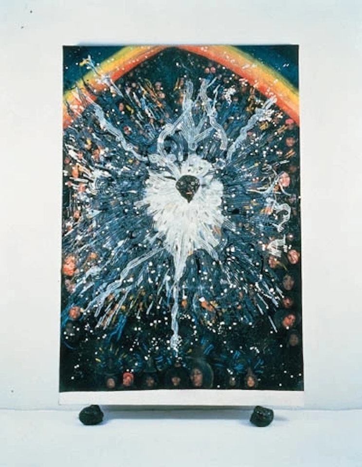 Seven bitches tossing their pussies before the divine dung by Chris Ofili