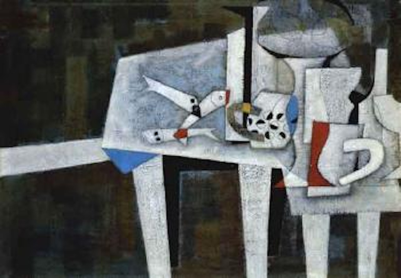 The white table by Liu Kuo-Sung (Liu Guosong)