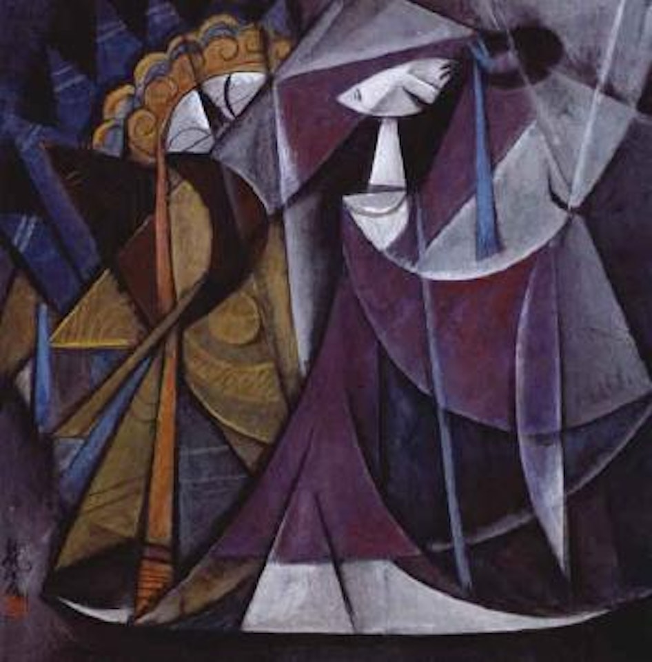 Peking Opera by Lin Fengmian