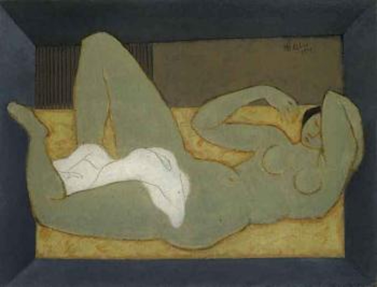 Nude woman by Liu Kuo-Sung (Liu Guosong)