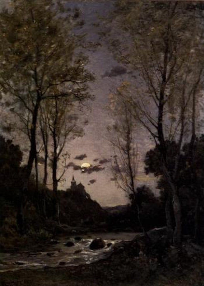Moonlight by Henri Harpignies