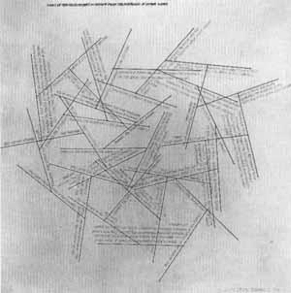 Lines from some points to other points... by Sol LeWitt