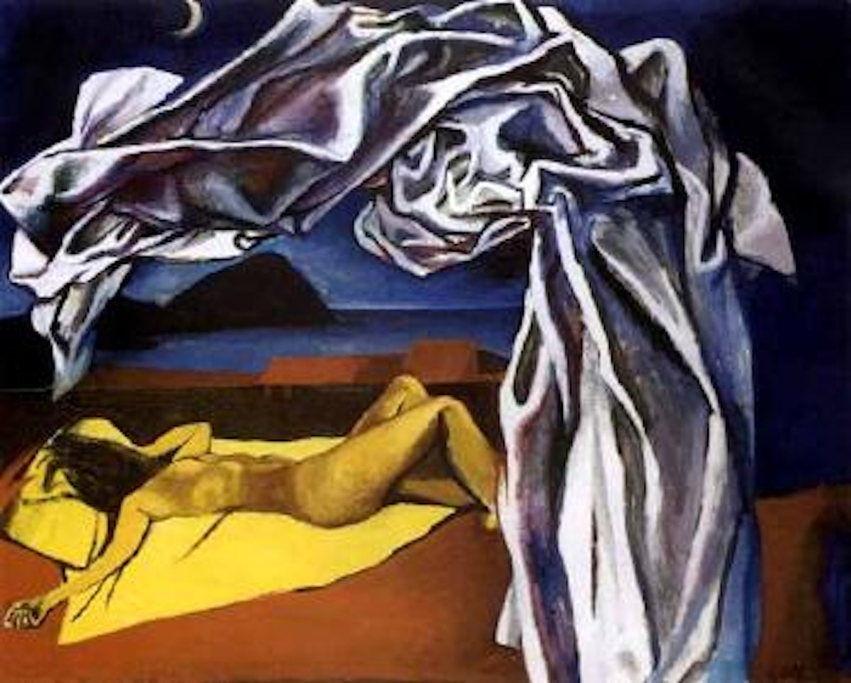 Notturno con drappo by Renato Guttuso